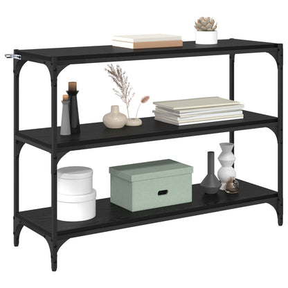 Armadio per Libri Rovere nero 100 x 33 x 70,5 cm | homemem39