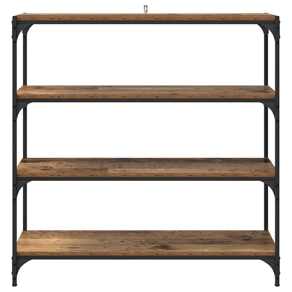 Armadio per Libri Legno vecchio 100 x 33 x 100 cm