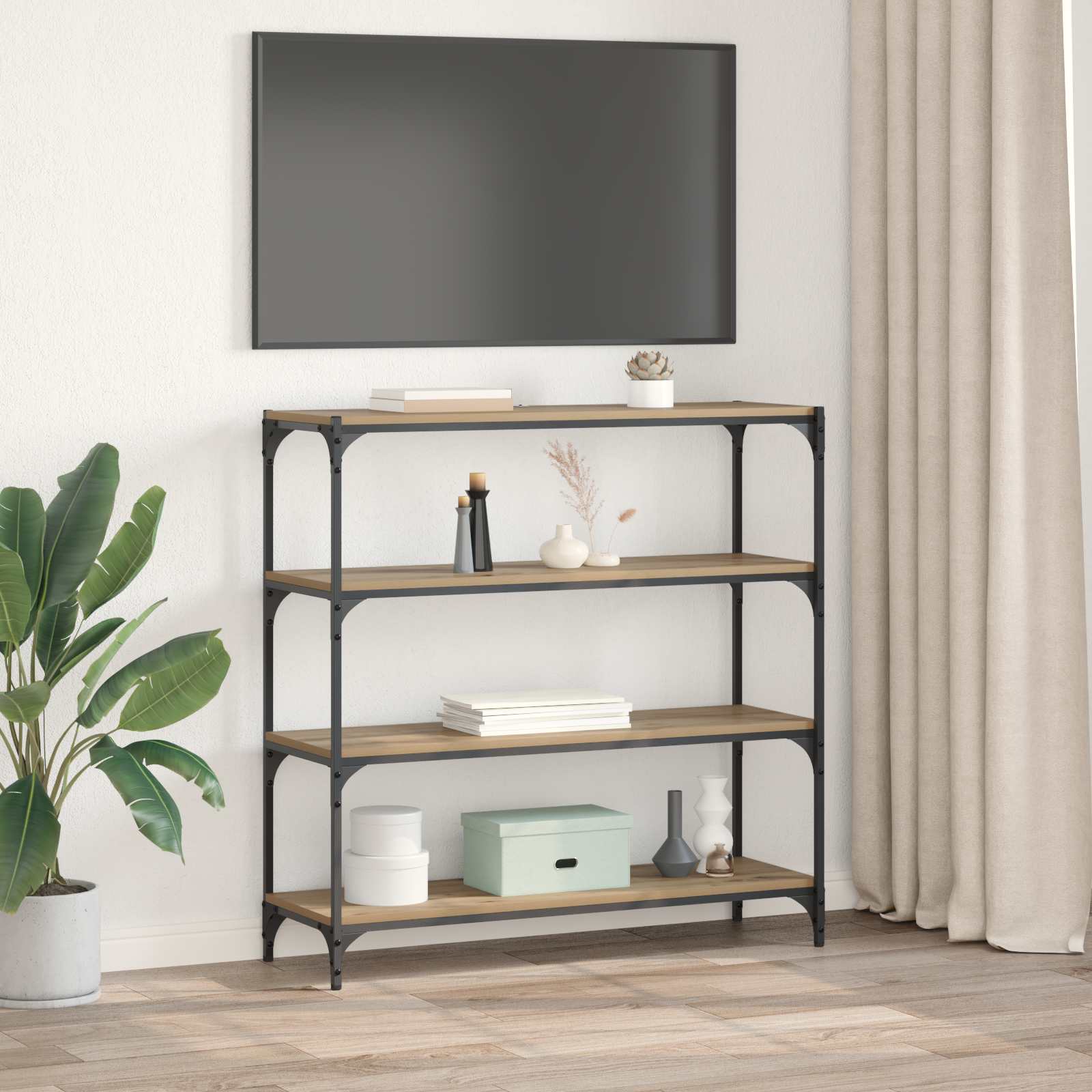 Armadio per Libri 3 livelli 100 x 33 x 100 cm | homemem39