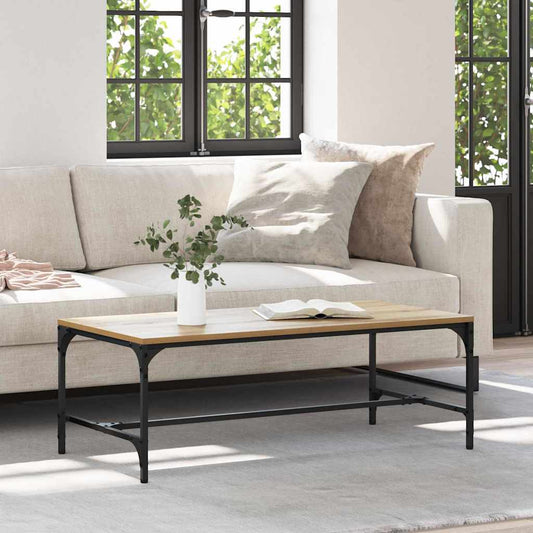 Tavolino da salotto Rovere artigianale 100 x 50 x 35 cm | homemem39