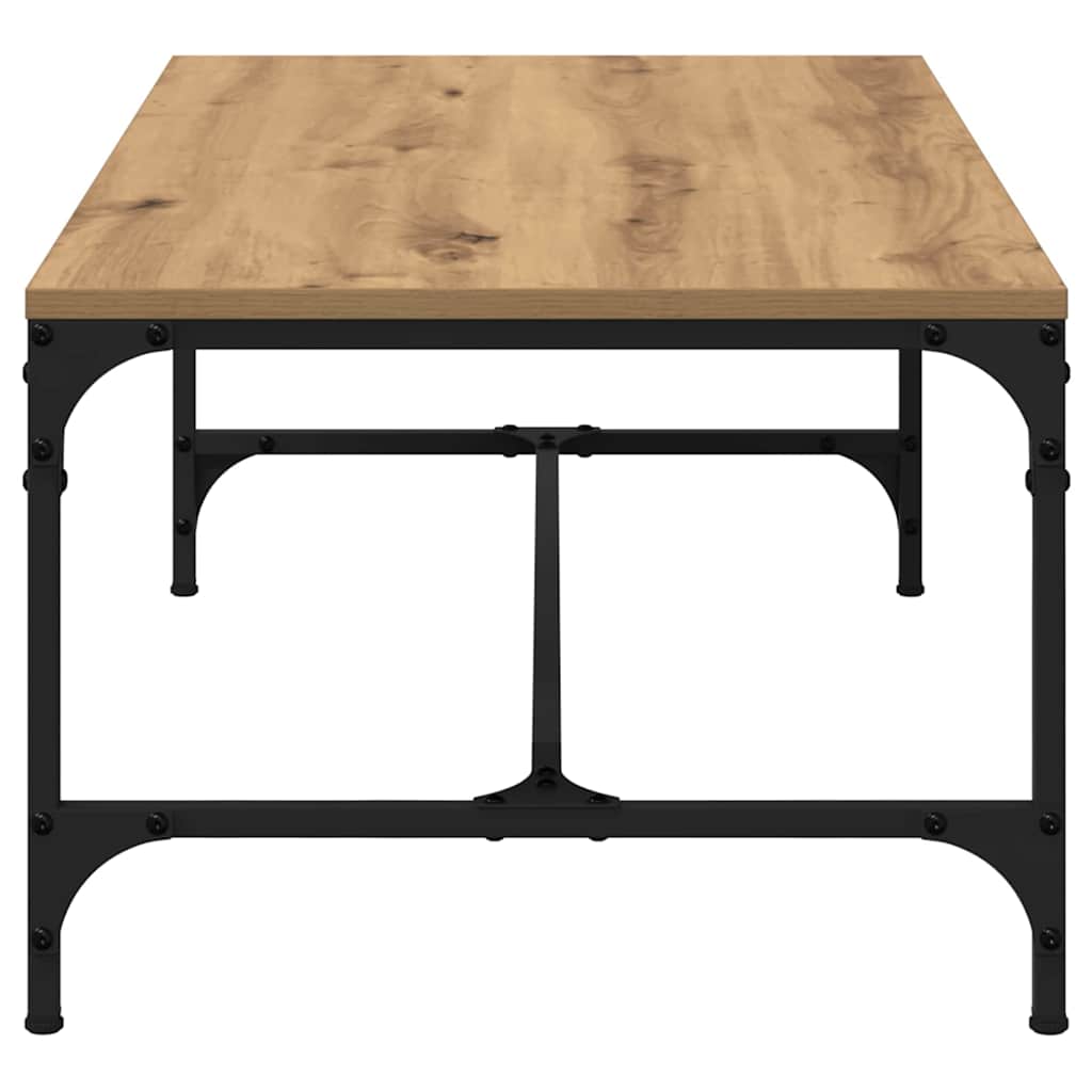 Tavolino da salotto Rovere artigianale 100 x 50 x 35 cm