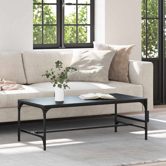 Tavolino da salotto Rovere Nero 100 x 50 x 35 cm | homemem39