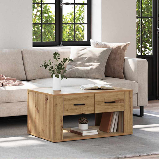Tavolino da salotto Rovere artigianale 80 x 50 x 40 cm | homemem39