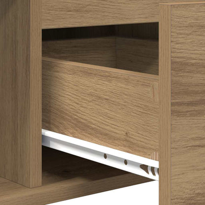 Tavolino da salotto Rovere artigianale 90 x 50 x 26.5 cm