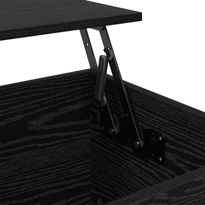 Armadio da Notte Rovere Nero 60 x 44,5 x 45 cm | homemem39