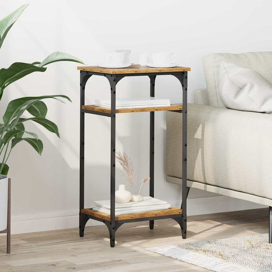 Tavolo laterale Legno vecchio 40 x 30 x 75 cm Legno multistrato