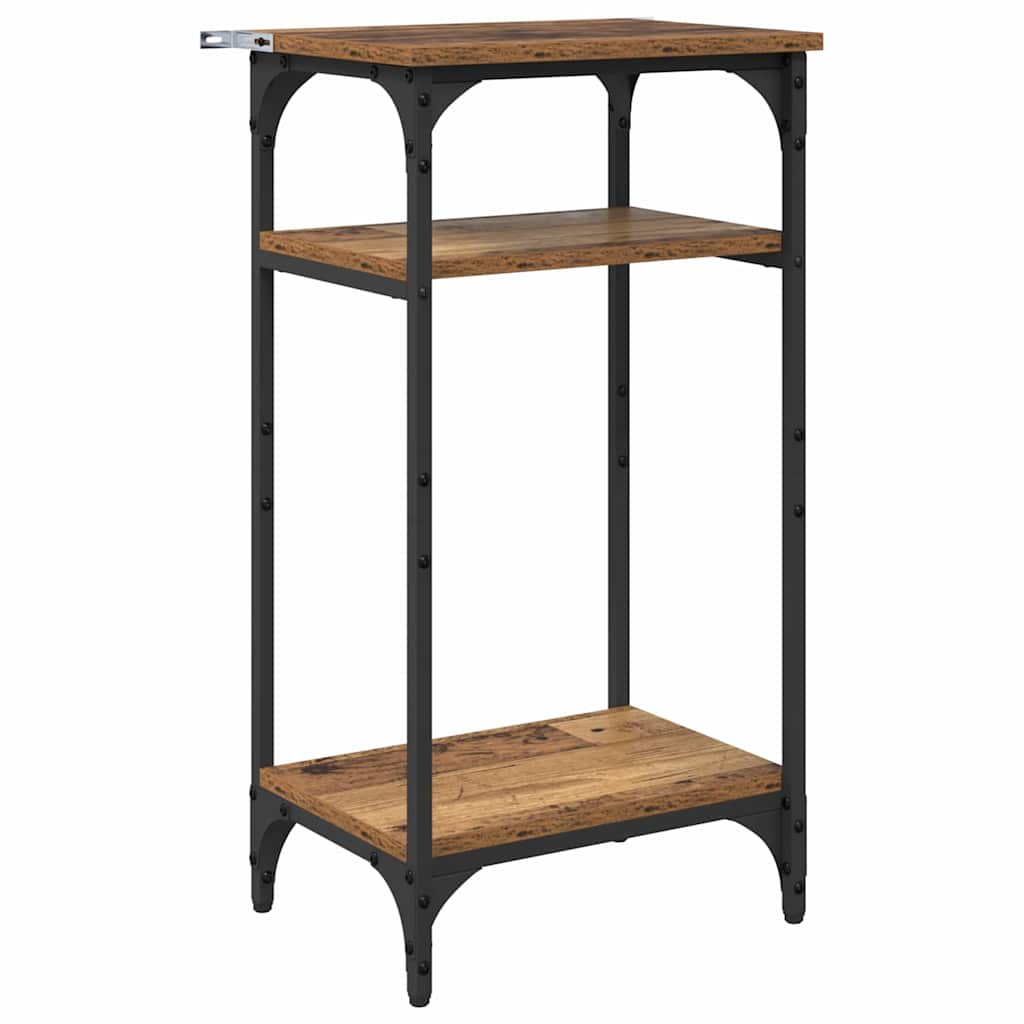 Tavolo laterale Legno vecchio 40 x 30 x 75 cm Legno multistrato