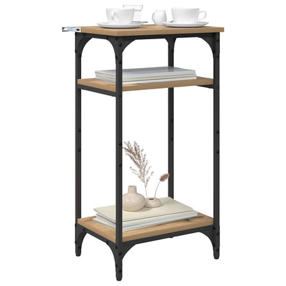 Tavolo laterale Rovere artigianale 40 x 30 x 75 cm