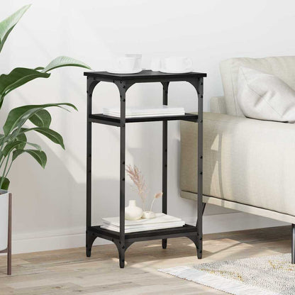 Tavolo laterale Rovere Nero 40 x 30 x 75 cm Legno multistrato