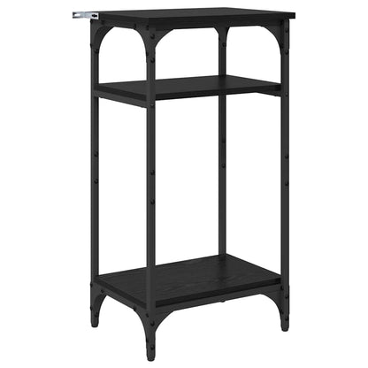 Tavolo laterale Rovere Nero 40 x 30 x 75 cm Legno multistrato