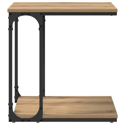 Tavolo laterale rovere artigianale 50 x 35 x 52 cm