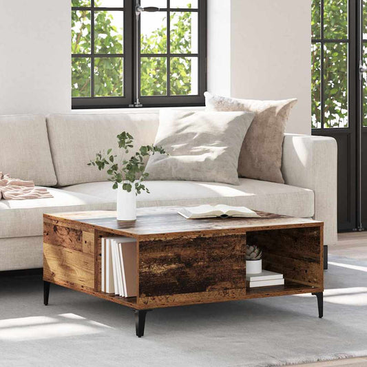 Tavolino da salotto Legno vecchio 80 x 80 x 36,5 cm | homemem39