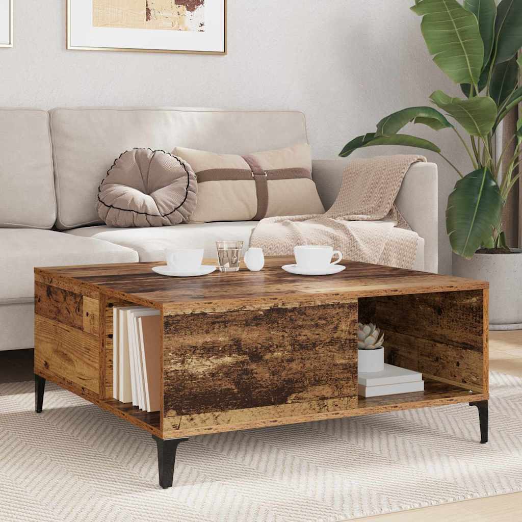 Tavolino da salotto Legno vecchio 80 x 80 x 36,5 cm | homemem39