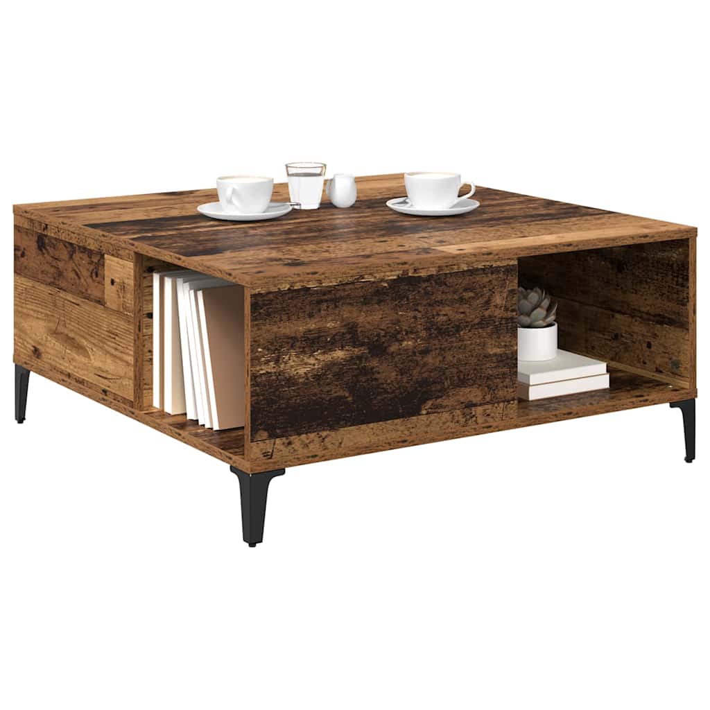 Tavolino da salotto Legno vecchio 80 x 80 x 36,5 cm | homemem39