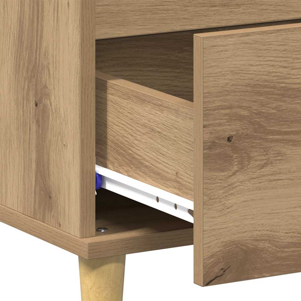 Tavolino da salotto Rovere artigianale 90 x 50 x 35 cm | homemem39