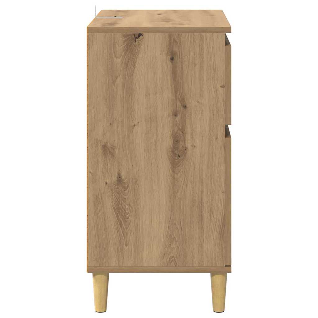 Credenza Rovere artigianale 60 x 35 x 70 cm Legno multistrato