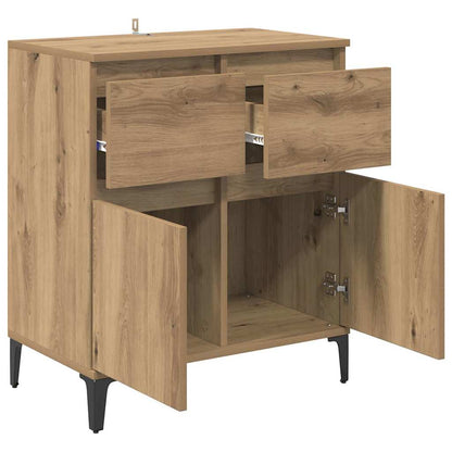 Credenza con cassetto Rovere artigianale 60 x 35 x 70 cm