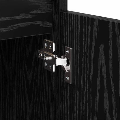 Credenza con cassetto Rovere Nero 60 x 35 x 70 cm