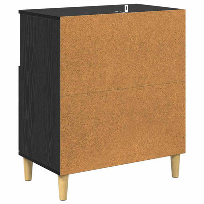 Credenza Rovere nero 35 x 60 x 70 cm Legno multistrato