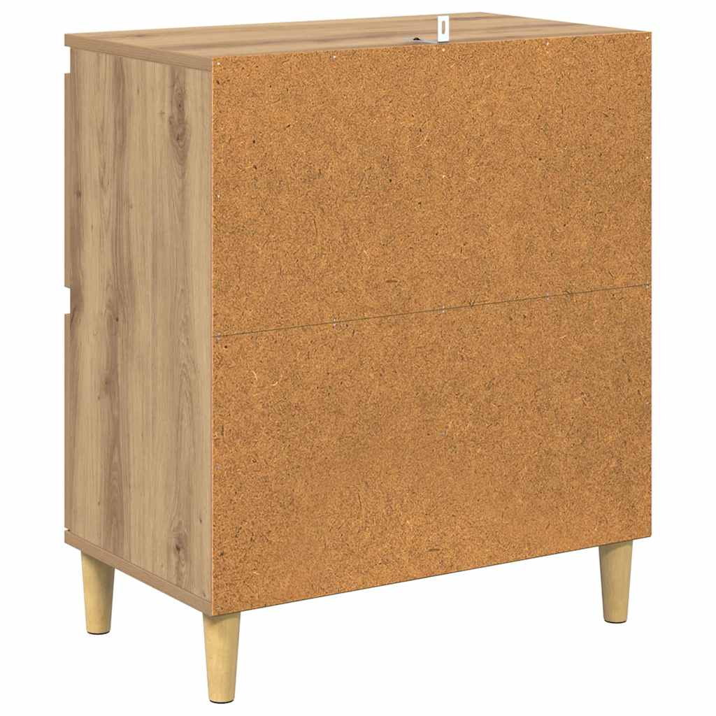 Credenza Rovere artigianale 60 x 35 x 70 cm Legno multistrato