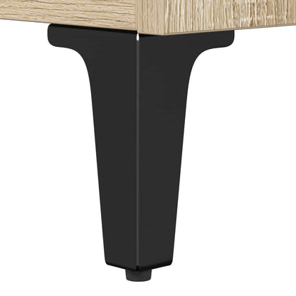 Armadio sottolavello con porta Rovere Sonoma 80 x 33 x 60 cm | homemem39