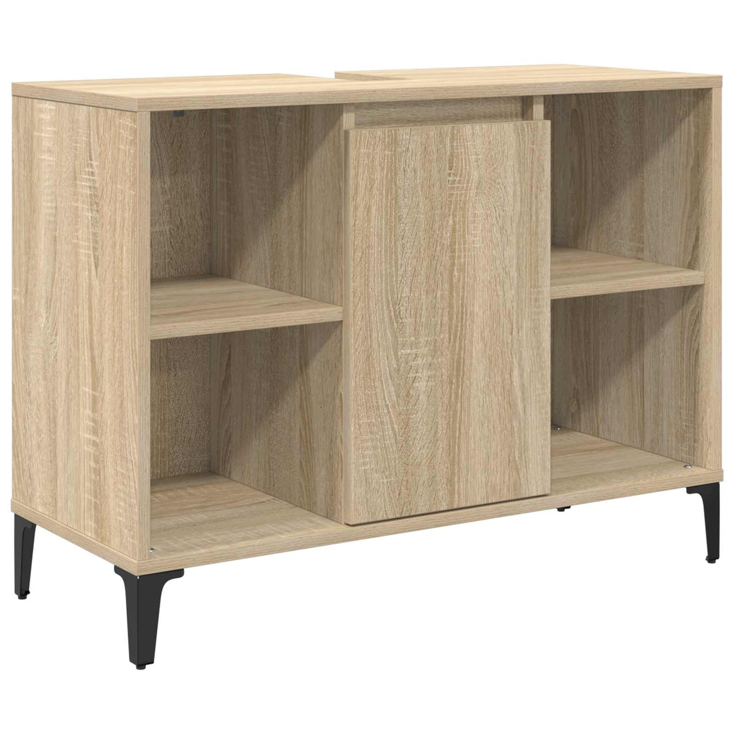 Armadio sottolavello con porta Rovere Sonoma 80 x 33 x 60 cm | homemem39