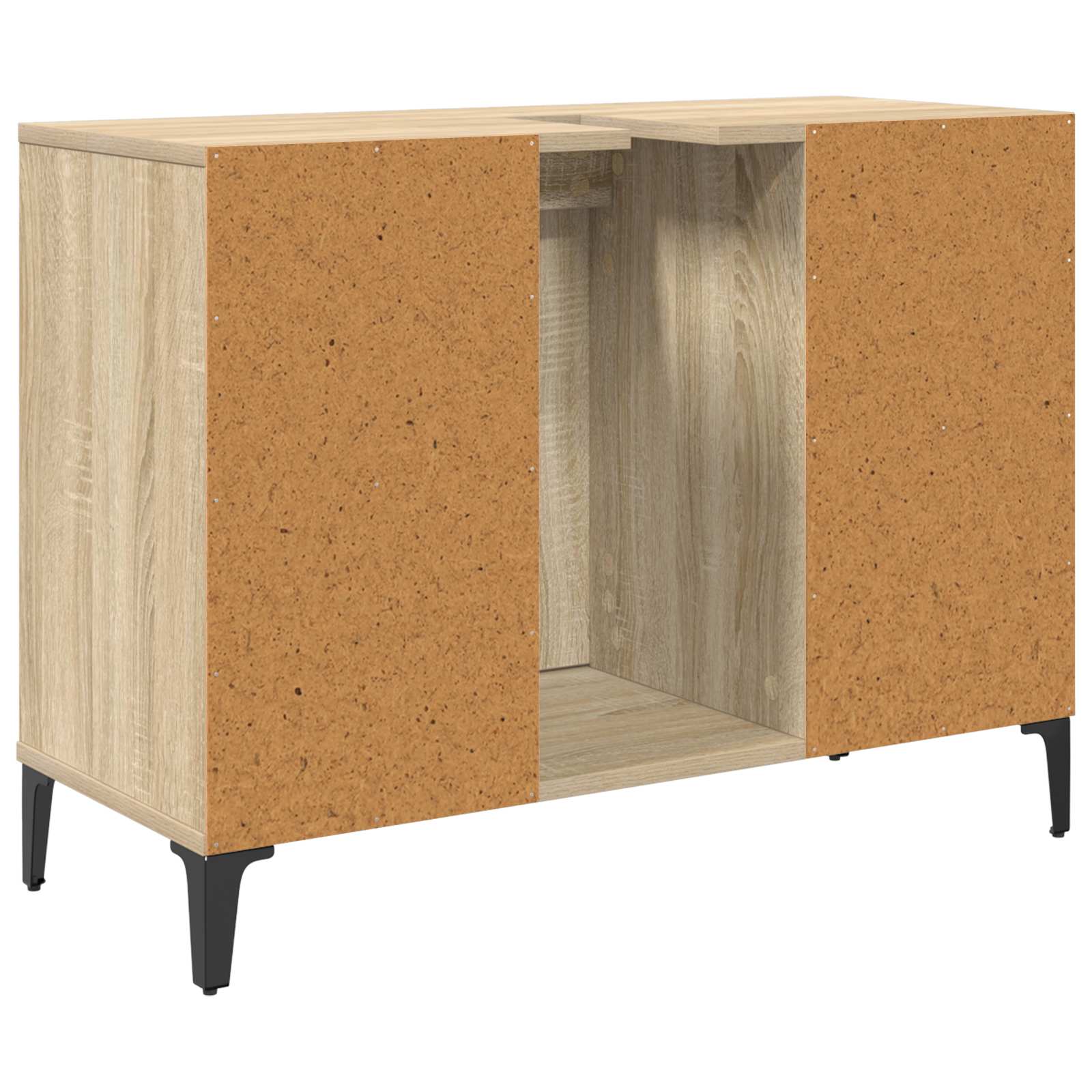 Armadio sottolavello con porta Rovere Sonoma 80 x 33 x 60 cm | homemem39