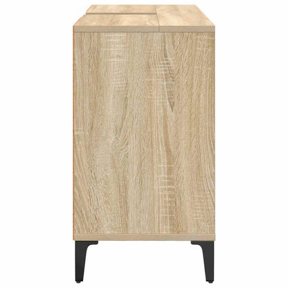 Armadio sottolavello con porta Rovere Sonoma 80 x 33 x 60 cm | homemem39