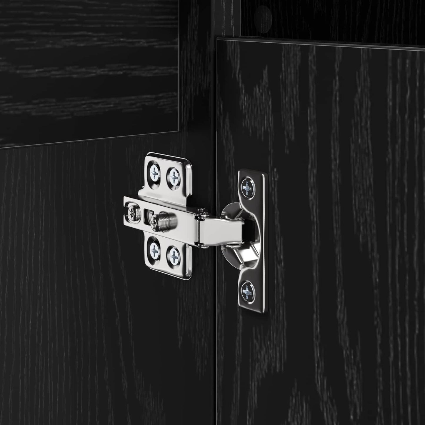 Armadio sottolavello con porta Rovere Nero 80 x 33 x 60 cm | homemem39