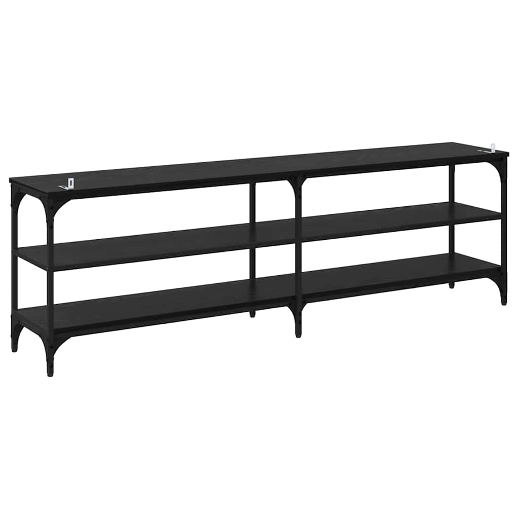 Mobile TV Rovere Nero 160 x 30 x 50 cm