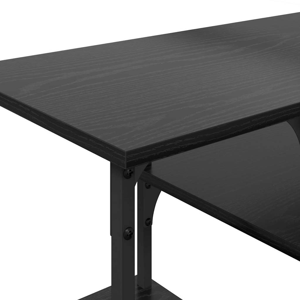 Mobile TV Rovere Nero 102 x 35 x 45,5 cm