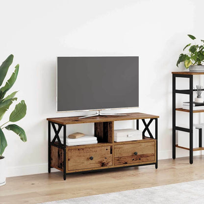 Mobile TV con cassetto Legno vecchio 90 x 33 x 45 cm | homemem39