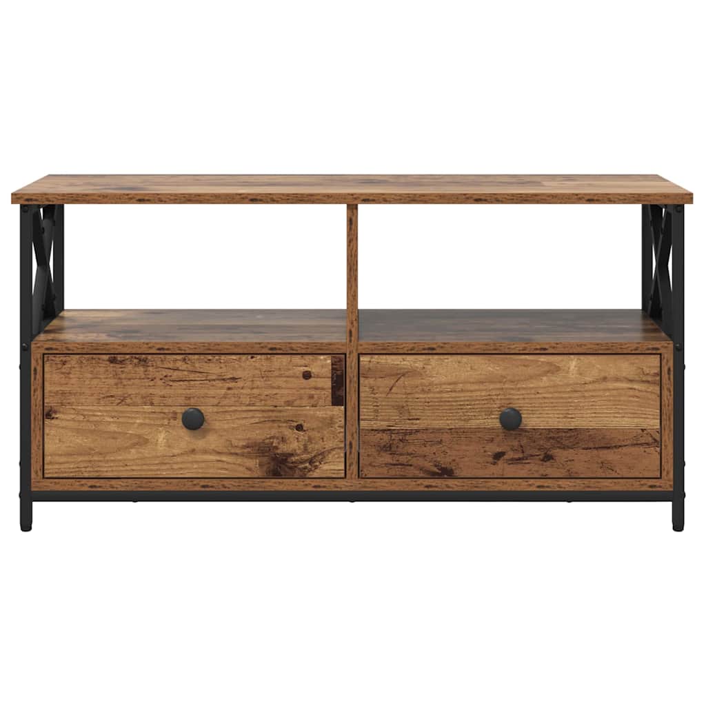 Mobile TV con cassetto Legno vecchio 90 x 33 x 45 cm | homemem39