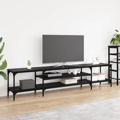 Mobile TV Rovere Nero 201 x 35 x 45 cm