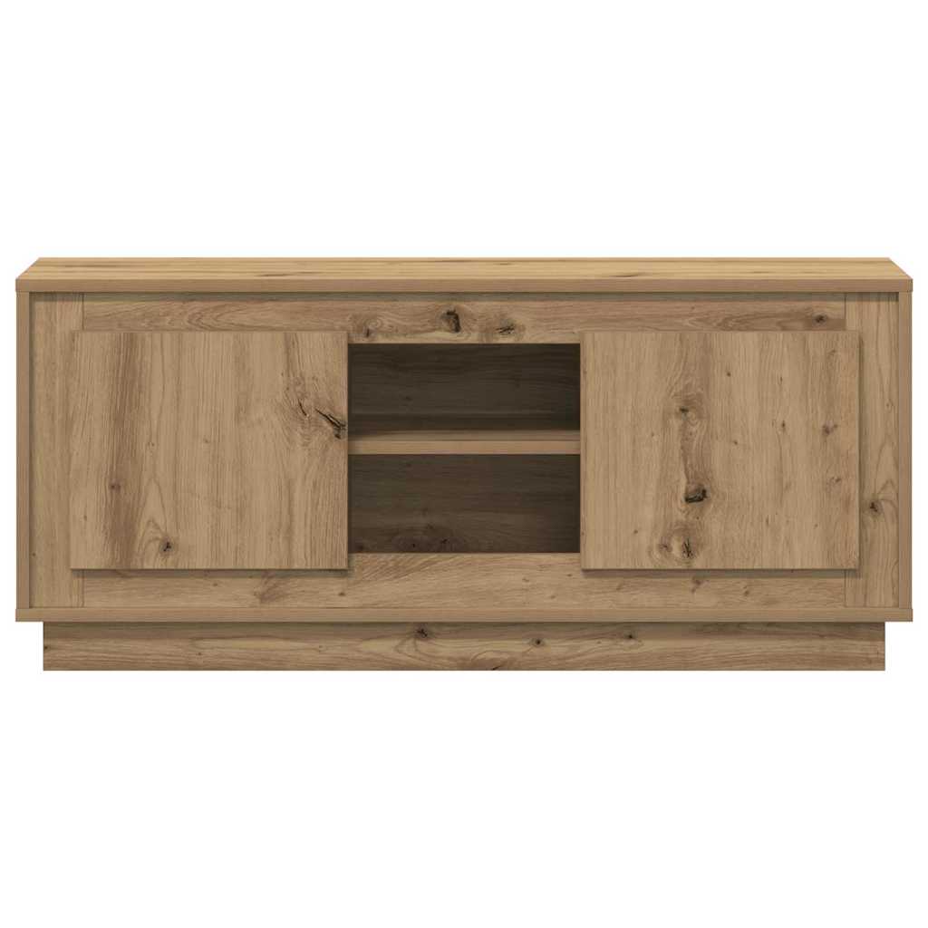 Mobile TV Rovere artigianale 102 x 35 x 45 cm Legno multistrato
