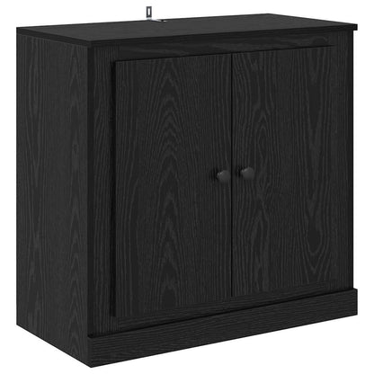 Credenza Rovere Nero 70 x 35,5 x 67,5 cm Legno multistrato