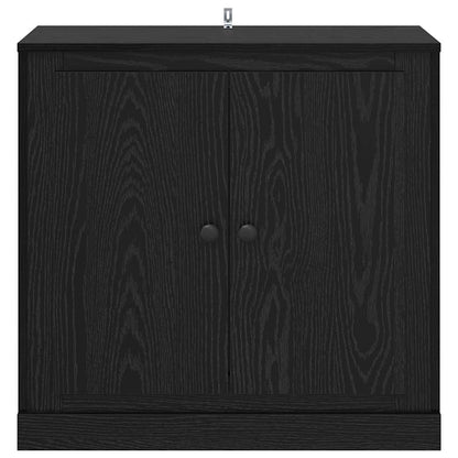 Credenza Rovere Nero 70 x 35,5 x 67,5 cm Legno multistrato