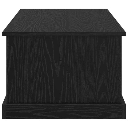 Tavolino da salotto con cassetto Rovere Nero 90 x 50 x 35 cm