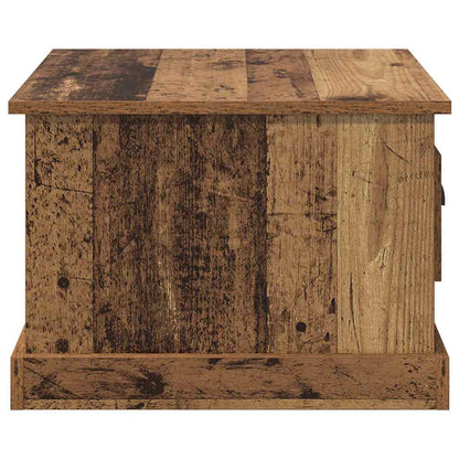 Tavolino da salotto con cassetto Legno vecchio 50 x 50 x 35 cm | homemem39