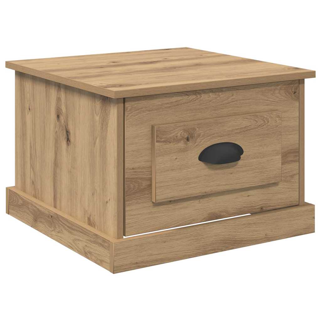 Tavolino da salotto Rovere artigianale 50 x 50 x 35 cm | homemem39