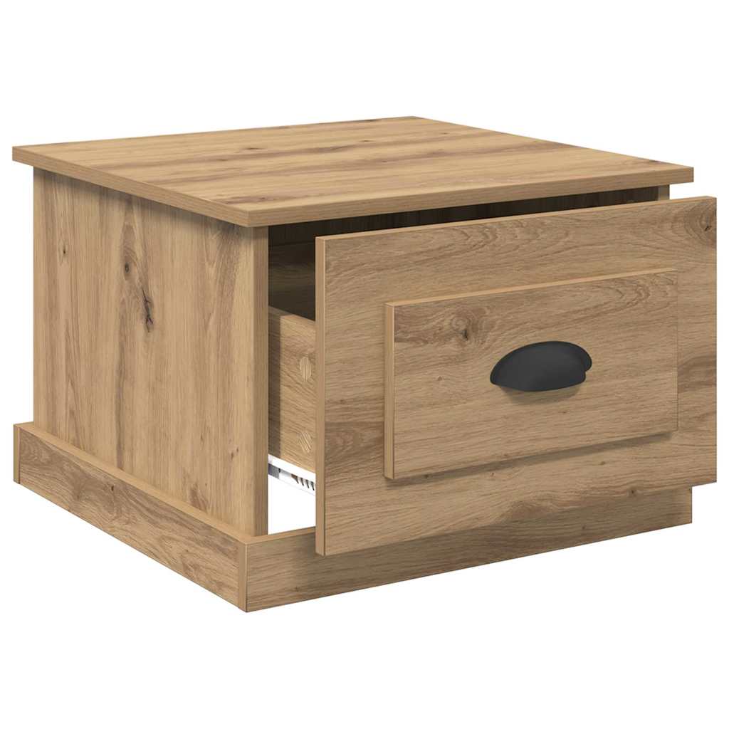 Tavolino da salotto Rovere artigianale 50 x 50 x 35 cm | homemem39