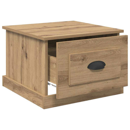 Tavolino da salotto Rovere artigianale 50 x 50 x 35 cm | homemem39