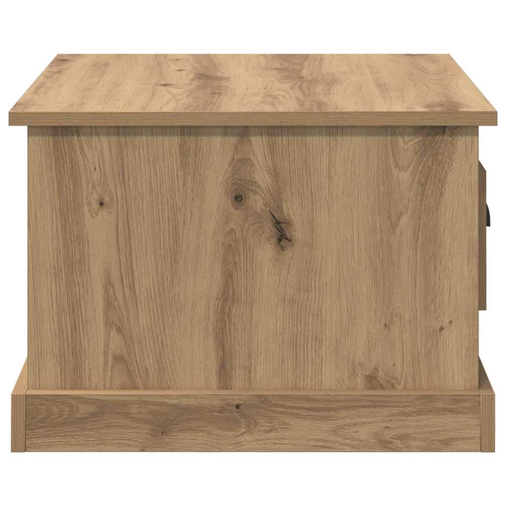 Tavolino da salotto Rovere artigianale 50 x 50 x 35 cm | homemem39