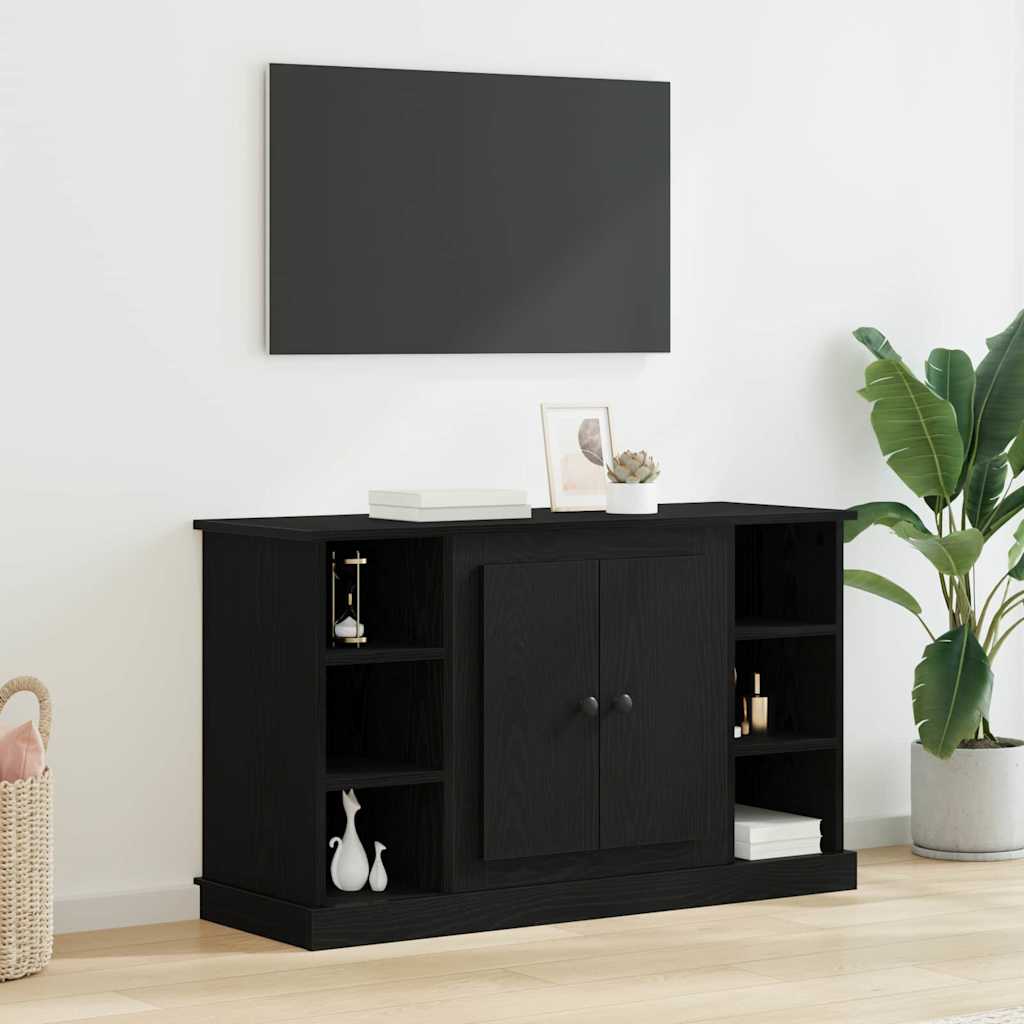 Credenza Rovere Nero 100 x 35,5 x 60 cm Legno multistrato