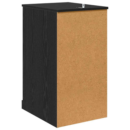 Mobile laterale Rovere Nero 40 x 50 x 75 cm Legno multistrato | homemem39