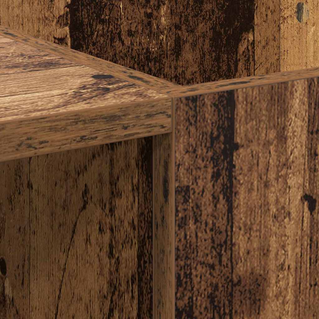 Mobile porta vinili Legno vecchio 121 x 38 x 48 cm | homemem39