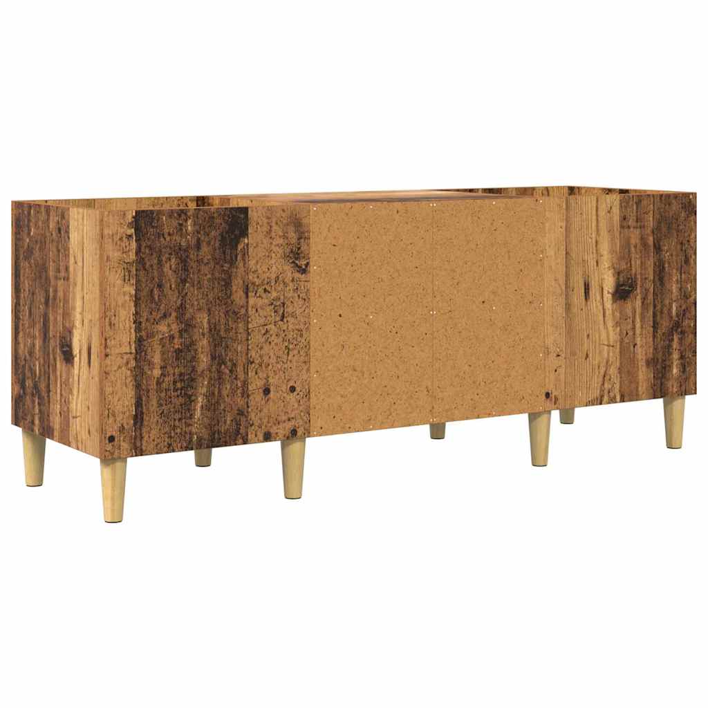 Mobile porta vinili Legno vecchio 121 x 38 x 48 cm | homemem39