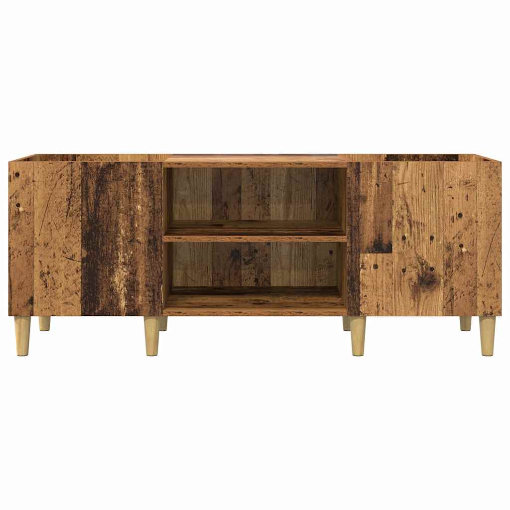 Mobile porta vinili Legno vecchio 121 x 38 x 48 cm | homemem39