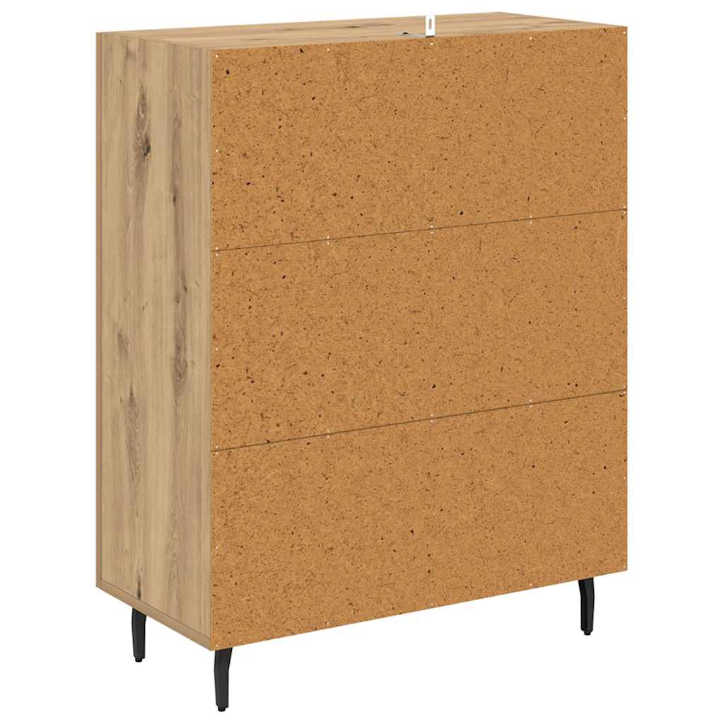 Credenza Rovere artigianale 69,5 x 34 x 90 cm Legno multistrato