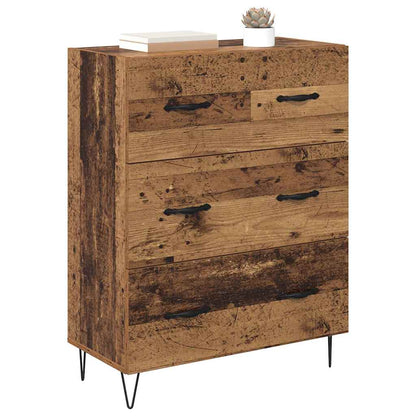 Credenza con cassetto Legno vecchio 69,5 x 34 x 90 cm
